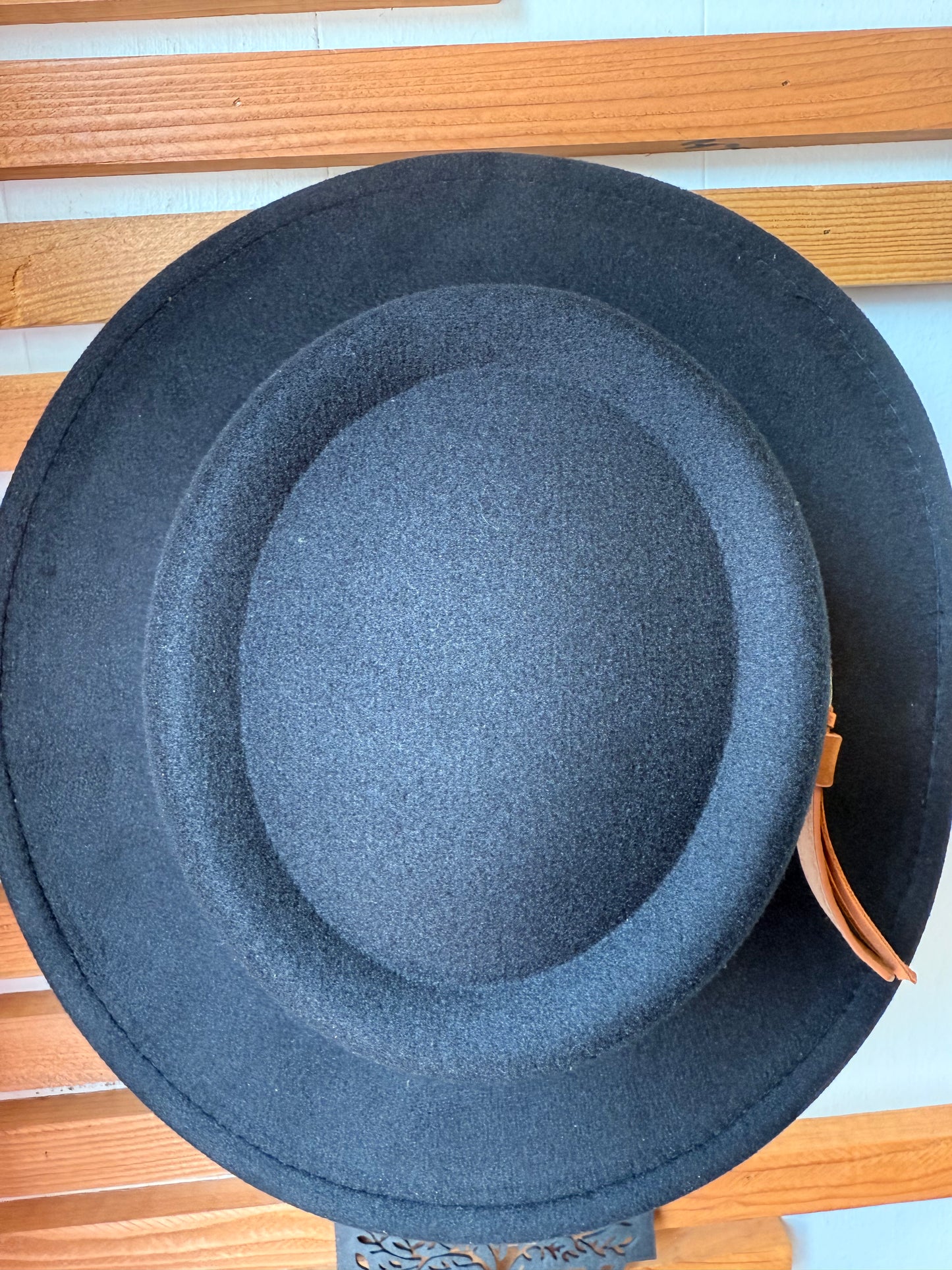 Custom Engraved Full Brimmed Felt Hat