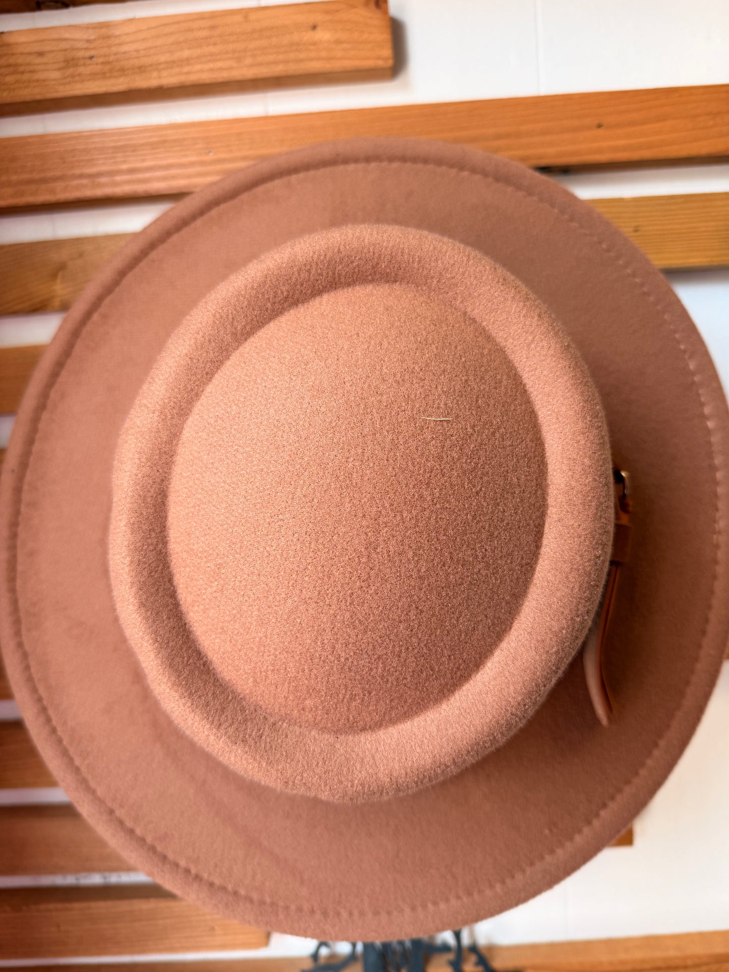 Custom Engraved Full Brimmed Felt Hat