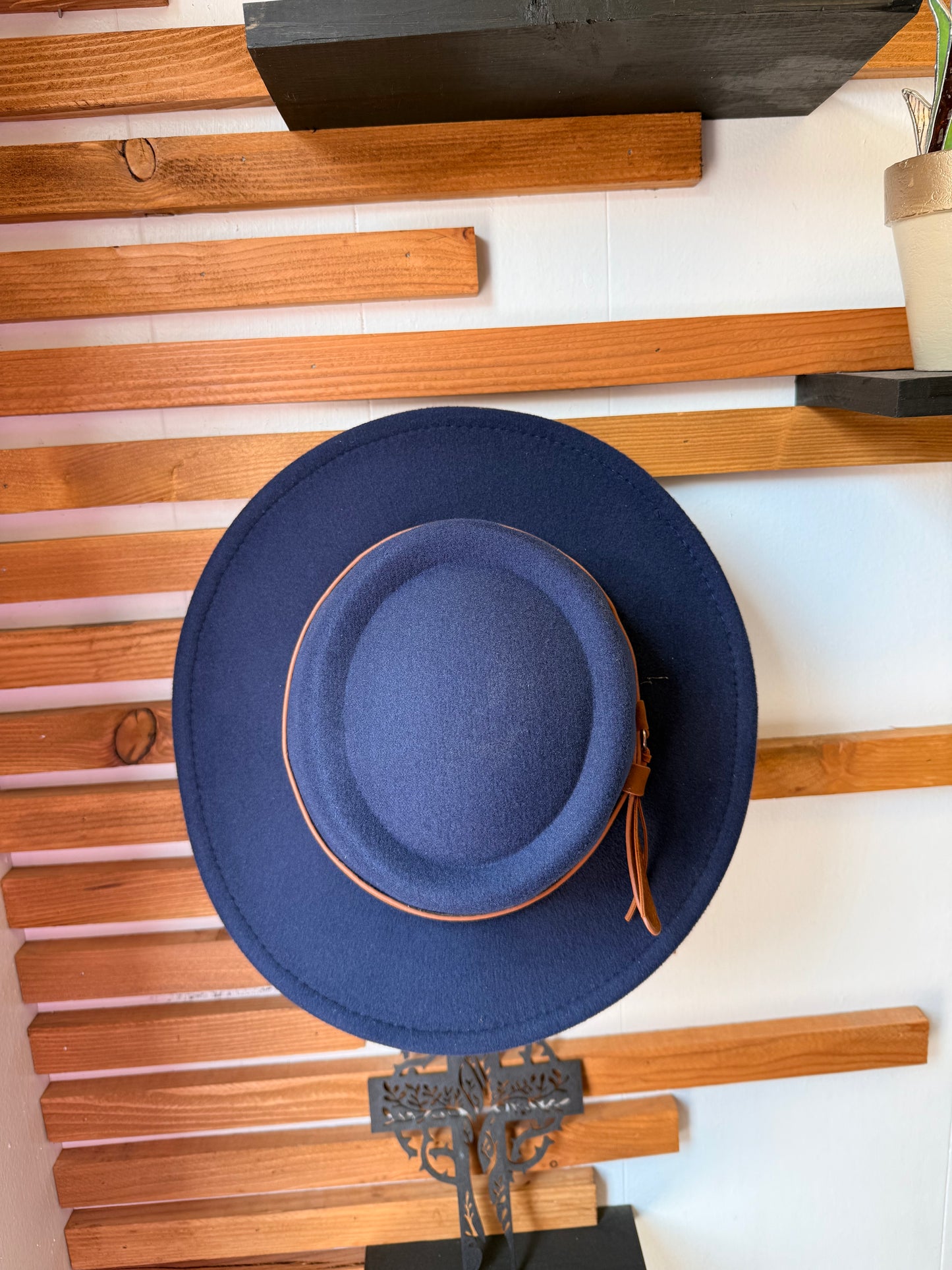Custom Engraved Full Brimmed Felt Hat